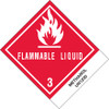 4 x 4 3/4" - "Methanol" Labels (Roll of 500)