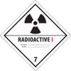 4 x 4" - "Radioactive I" Labels (Roll of 500)