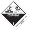 4 x 4 3/4" - "Corrosive Liquids, N.O.S." Labels (Roll of 500)