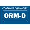 1 3/8 x 2 1/4" - "Consumer Commodity ORM-D" Labels (Roll of 500)