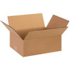 13"L x 10"W x 5"H Flat Corrugated Box, 25-Pack