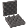 6 x 6 x 2" Charcoal Convoluted Foam Sets (Case of 64)