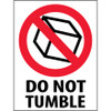 3 x 4" - "Do Not Tumble" Labels (Roll of 500)