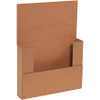 11 1/8 x 8 5/8 x 2" Kraft Easy-Fold Mailers (Bundle of 50)