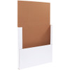 24 x 24 x 2" White Easy-Fold Mailers (Bundle of 20)