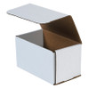 7 x 4 x 4" White Corrugated Mailers (Bundle of 50)