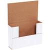 9 5/8 x 6 5/8 x 2 1/2" White Easy-Fold Mailers (Bundle of 50)