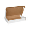 20 x 11 3/8 x 5 1/2" White Corrugated Carrying Cases (Bundle of 10)
