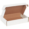 9 x 6 1/4 x 2" White Deluxe Literature Mailers (Bundle of 50)