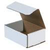 6 1/2 x 4 1/2 x 2 1/2" White Corrugated Mailers (Bundle of 50)