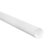 1 1/2 x 12" White Tubes with Caps (Case of 50)