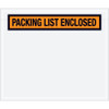 6 1/2 x 5" Orange "Packing List Enclosed" Envelopes (Case of 1000)