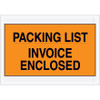 7 x 10" Orange "Packing List/Invoice Enclosed" Envelopes (Case of 1000)