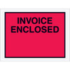 4 1/2 x 6" Red "Invoice Enclosed" Envelopes (Case of 1000)