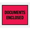 4 1/2 x 5 1/2" Red "Documents Enclosed" Envelopes (Case of 1000)