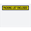 6 3/4 x 5" Yellow "Packing List Enclosed" Envelopes (Case of 1000)