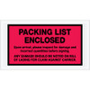 5 1/2 x 10" Red "Packing List Enclosed" Envelopes (Case of 1000)