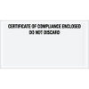 6 x 11" "Certificate of Compliance Enclosed" Transportation Envelopes (Case of 1000)