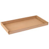 24 x 12 x 1 3/4" Kraft Corrugated Trays (Bundle of 50)