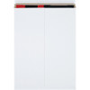 18 x 24" White Self-Seal Stayflats Plus Mailers (Case of 50)