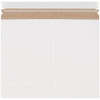 12 1/4 x 9 3/4" White Stayflats Lite Mailers (Case of 200)