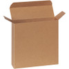7 1/4 x 2 x 7 1/4" Kraft Reverse Tuck Folding Cartons (Case of 250)