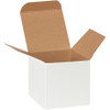 3 x 3 x 3" White Reverse Tuck Folding Cartons (Case of 250)