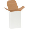 2 1/2 x 1 3/4 x 4" White Reverse Tuck Folding Cartons (Case of 500)