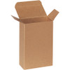 4 5/8 x 2 3/8 x 7 5/16" Kraft Reverse Tuck Folding Cartons (Case of 250)