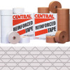 72mm x 375' White Central 235 Reinforced Tape (Case of 8)