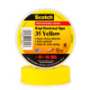 3/4" x 66' Yellow   Scotch Vinyl Color Coding Electrical Tape 35 (Case of 10)