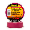 3/4" x 66' Violet Scotch Vinyl Color Coding Electrical Tape 35 (Case of 100)