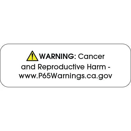 Cancer Causing Label 1.5 x 0.5