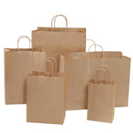 Kraft Shopping Bags
