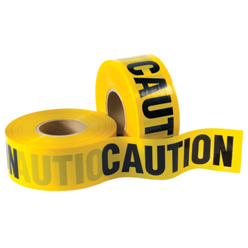 3" x 1000' - Barricade Tape "Caution" (Case of 4)