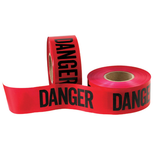 3" x 1000' - Barricade Tape "Danger" (Case of 4)