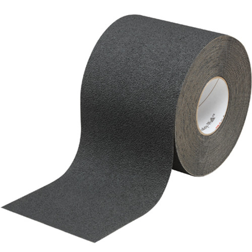 6" x 60' Black 3M 310 3M Safety-Walk Tape