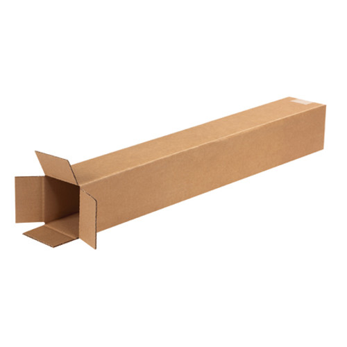 4 x 4 x 28" Tall Corrugated Boxes (Bundle of 25)