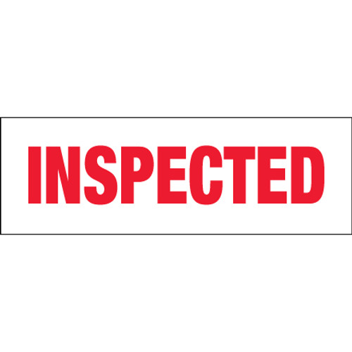 2" x 110 yds. - "Inspected" Tape Logic Messaged Carton Sealing Tape (Case of 36)