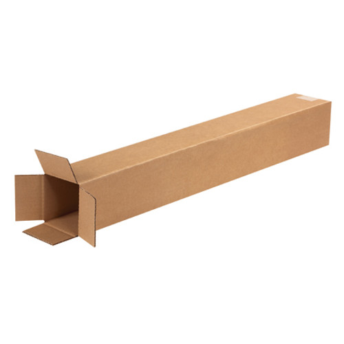 4 x 4 x 32" Tall Corrugated Boxes (Bundle of 25)