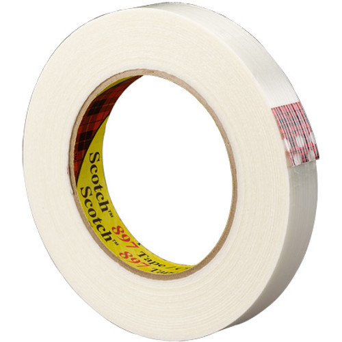 1/2" x 60 yds.  Scotch Filament Tape 897 (Case of 12)