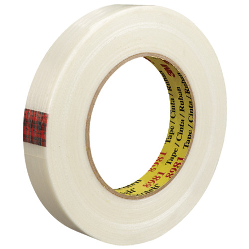 3/4" x 60 yds.  3M 8981 Strapping Tape (Case of 12)