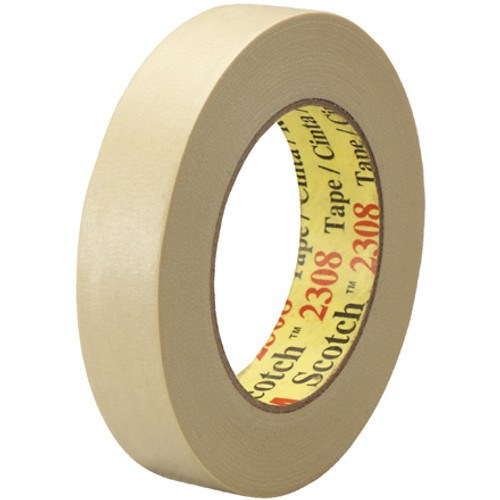 1" x 60 yds. 3M 2308 Masking Tape (Case of 36)