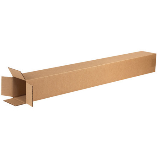 5 x 5 x 50" Tall Corrugated Boxes (Bundle of 25)