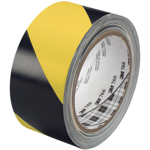 2" x 36 yds. Black/Yellow  3M Safety Stripe Warning Tape 766 (Case of 2)