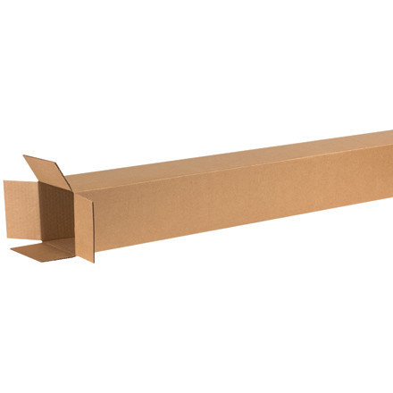 6 x 6 x 62" Tall Corrugated Boxes (Bundle of 15)