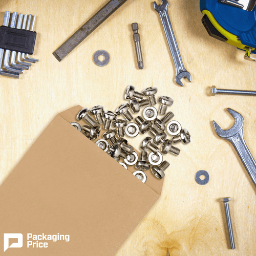 6 ¼ x 9 ¼ " Kraft Flat Merchandise Bags (3000-Pack)