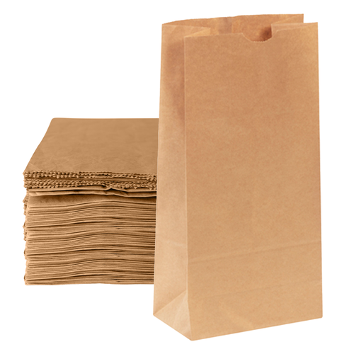 7 ¾ x 4 ¾ x 16" Kraft Hardware Bags (400-Pack)