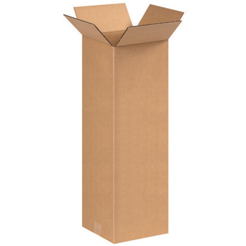 8 x 8 x 24" Tall Corrugated Boxes (Bundle of 25)