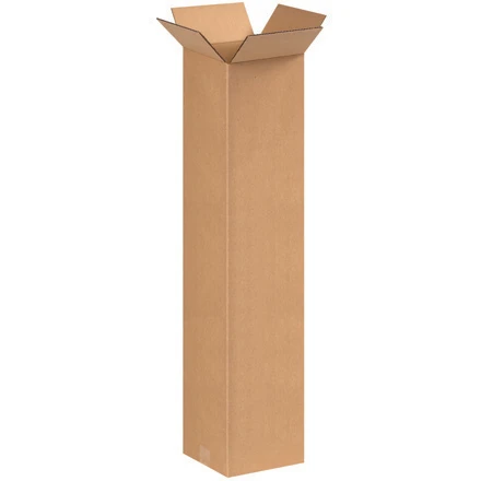 8 x 8 x 36" Tall Corrugated Boxes (Bundle of 25)